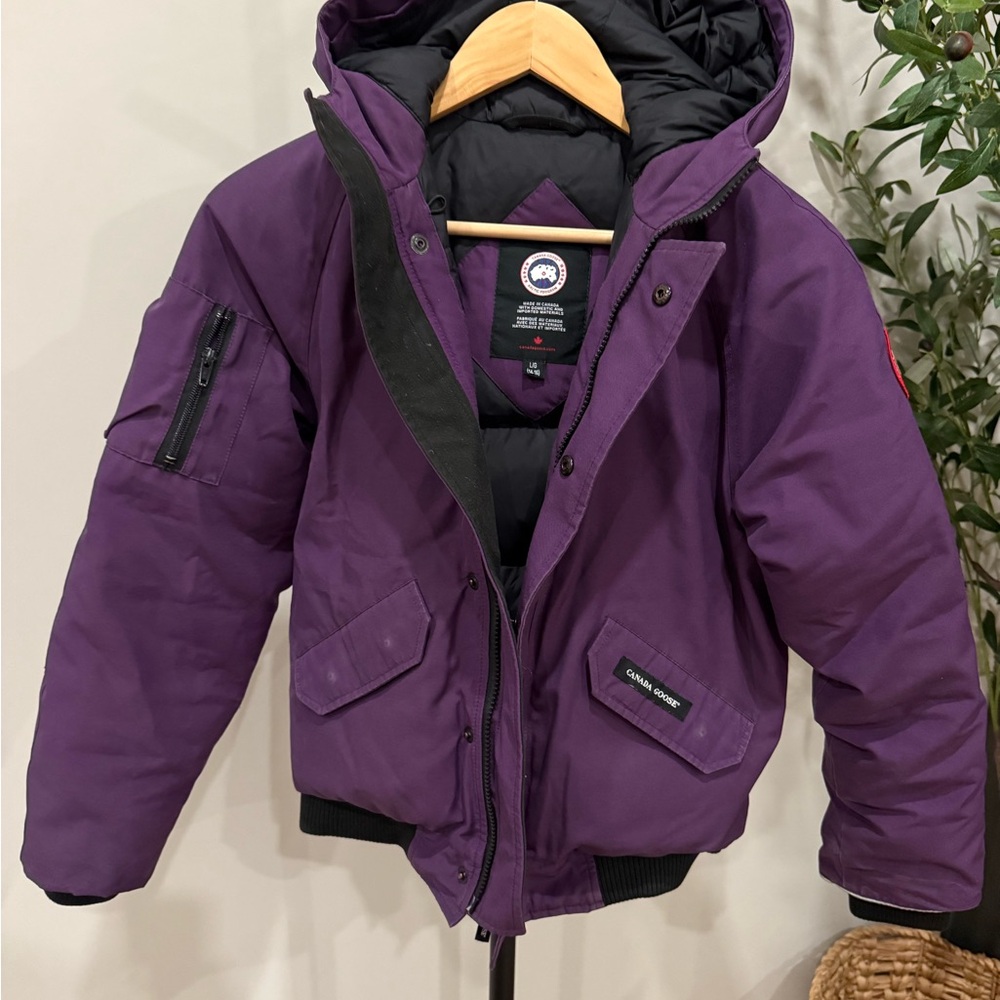 Canada Goose Kids Purple Puffer Jacket